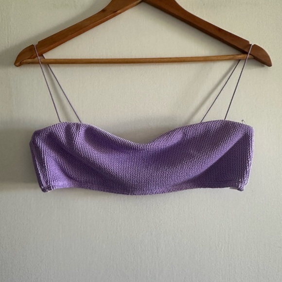 Gigi C Purple Jewel Vivian Bikini Top Size Large EUC - Picture 2 of 7